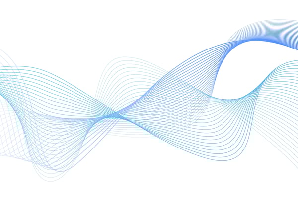 Abstract colorful wave